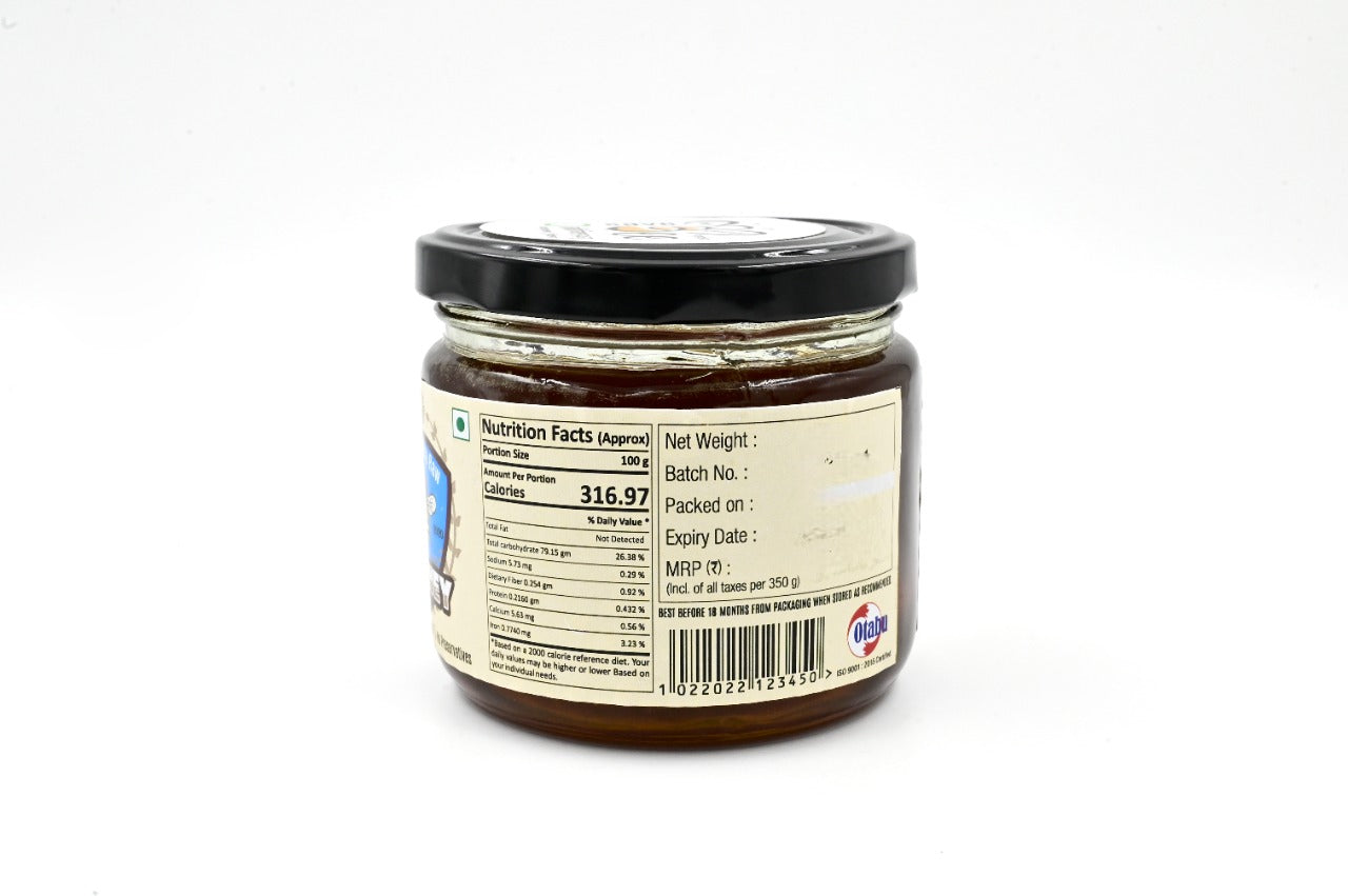 Natural Goodness of Multiflora Raw Honey by Organics4U - 100% Pure & Enchantingly Delicious!