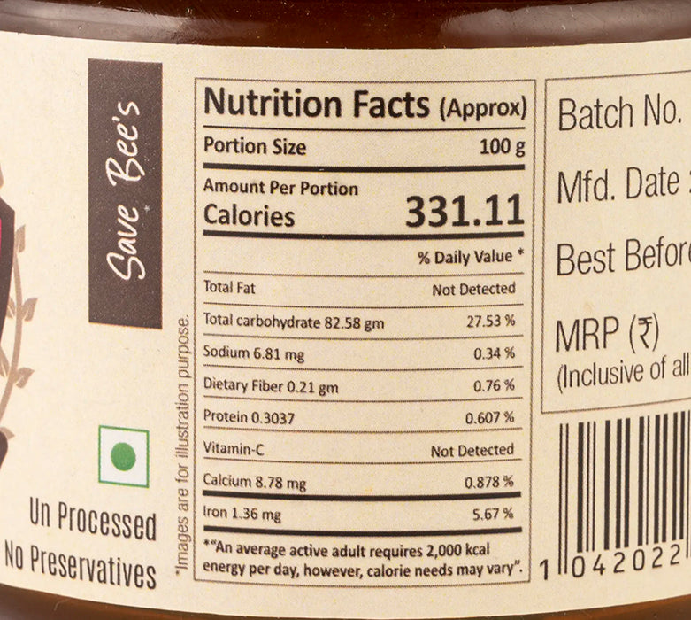 Appetizing Lychee Raw Honey by Organics4U - 100% Natural & Organic from Fresh Lychee Flowers - Unprocessed, Unfiltered, Unpasteurized Lychee Honey