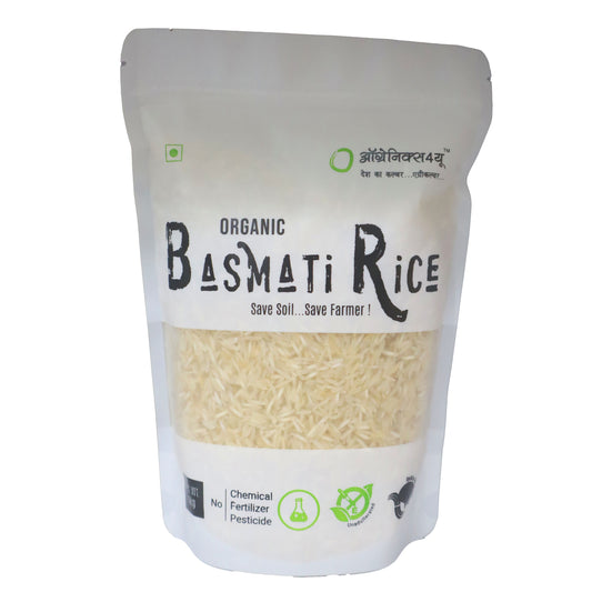 Organic Basmati Rice - Premium Quality - Naturally Aromatic & Sustainably Sourced
