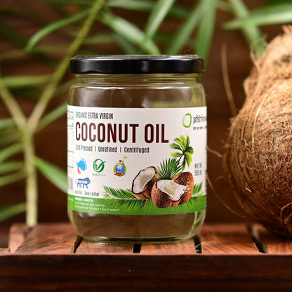 Organic Coconut Oil Cold-Pressed I Organic Certified I Fresh Flavor & Aroma for Cooking & Healthy Skin and Hair