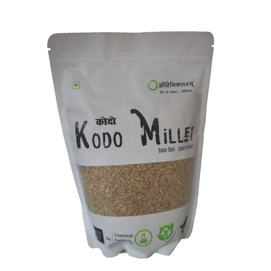 Healthy By Nature Organic Kodo Millet - 100% Natural & Gluten Free - Unpolished High Fiber Minor Millets - Wholegrain - Low GI
