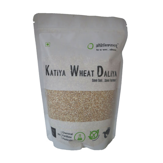 Organic Katiya Wheat Daliya - 100% Natural - Diet Food