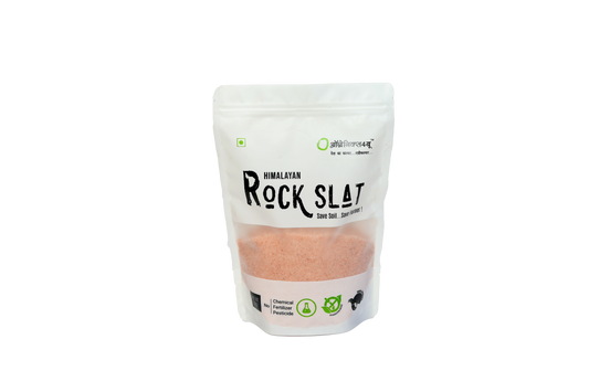 Organics4U Himalyan Pink Rock Salt - 100% Natural Sendha Salt - Rock Salt for Everyday Cooking