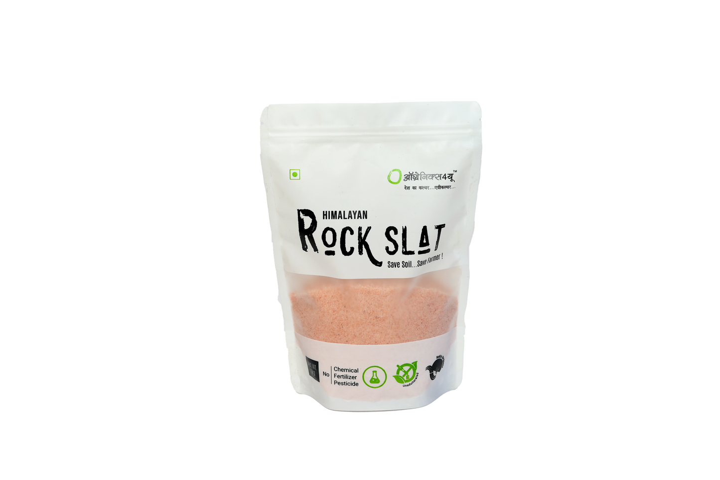 Organics4U Himalyan Pink Rock Salt - 100% Natural Sendha Salt - Rock Salt for Everyday Cooking
